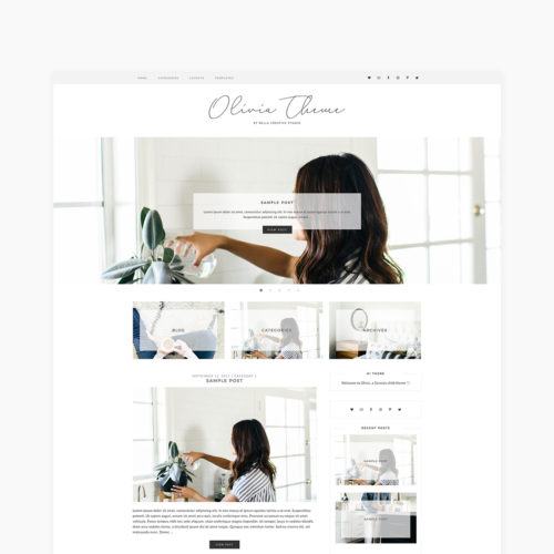 Olivia Theme by Bella Creative